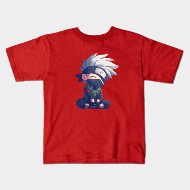 kakashi Kids T-Shirt by StevenBag